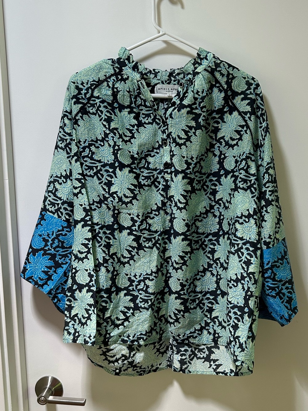 Apiece Apart Silk Blend Blouse Size 6